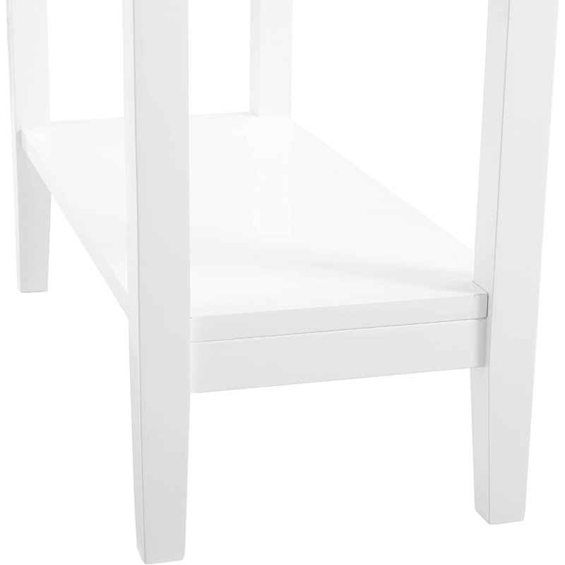 Winston Porter Jonica Narrow End Table with Storage, Flip Top Narrow